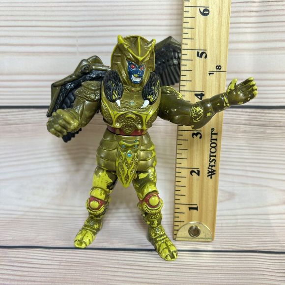 VTG Bandai 2 Action Figures 1994 Goldar & 2005 Mystic Force Black Power Rangers - Picture 3 of 16